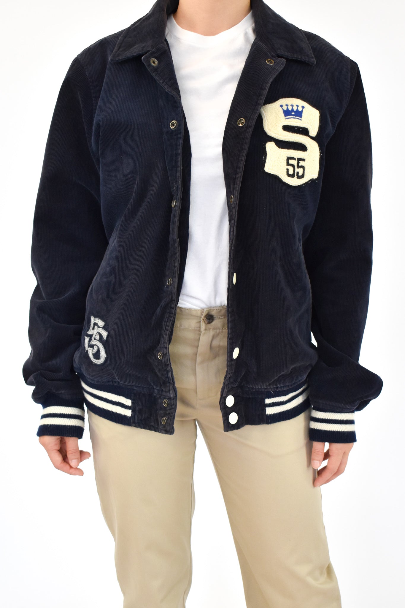 Navy College Jacket