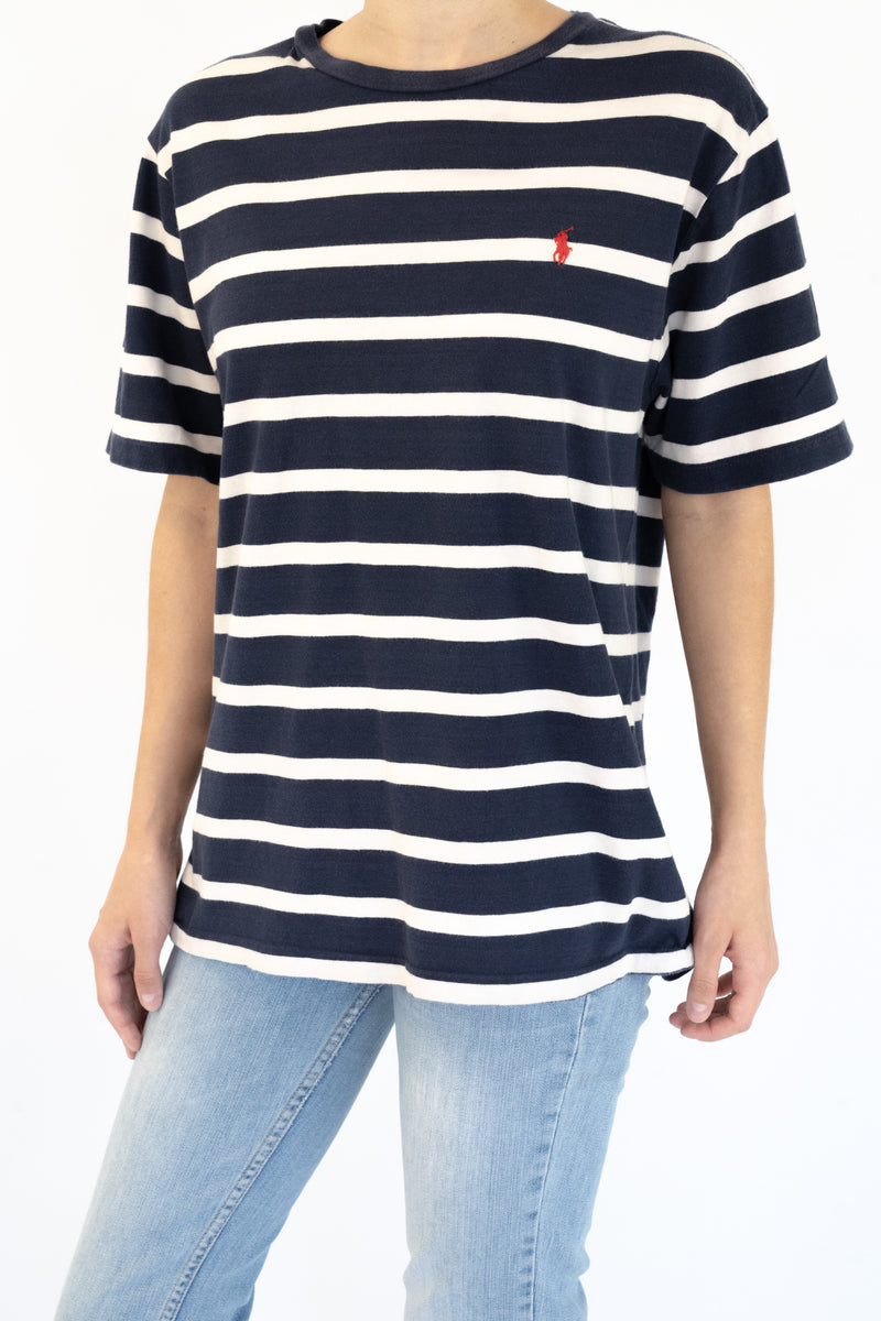 Round Neck Striped T-Shirt