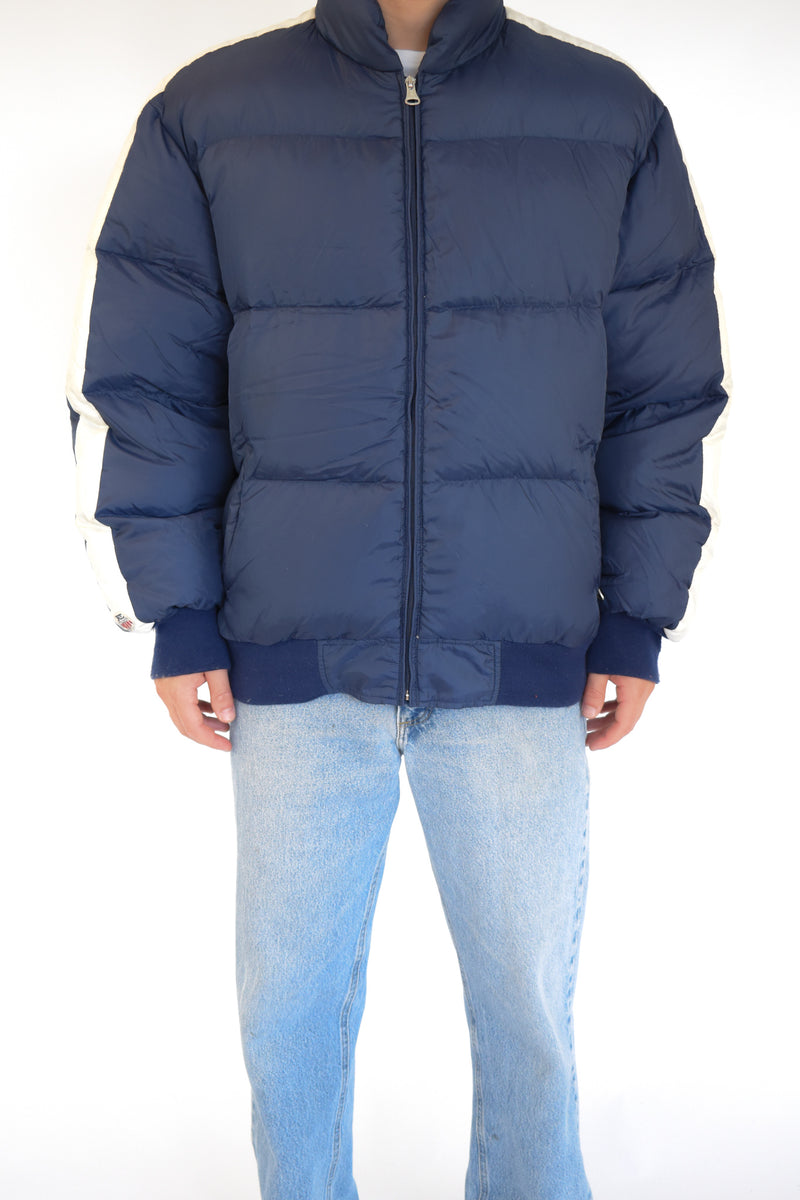 Navy Puffer Jacket