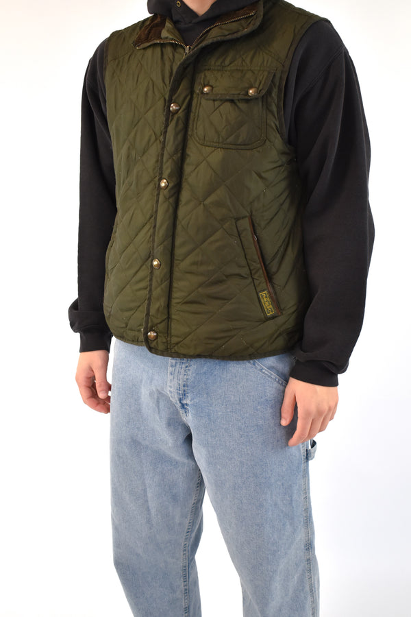 Olive Puffer Vest