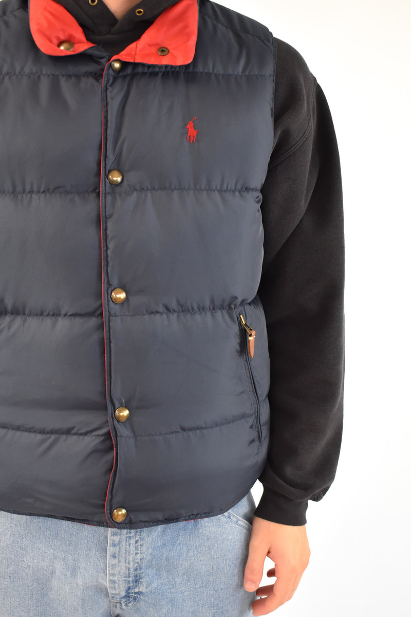 Navy Puffer Vest