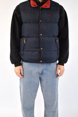 Navy Puffer Vest