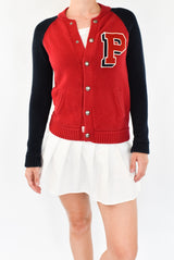 Red Knitted Cardigan