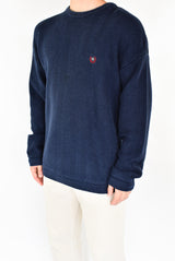 Navy Knitted Sweater