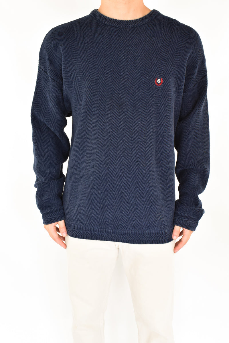 Navy Knitted Sweater