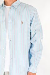 Light Blue Striped Shirt