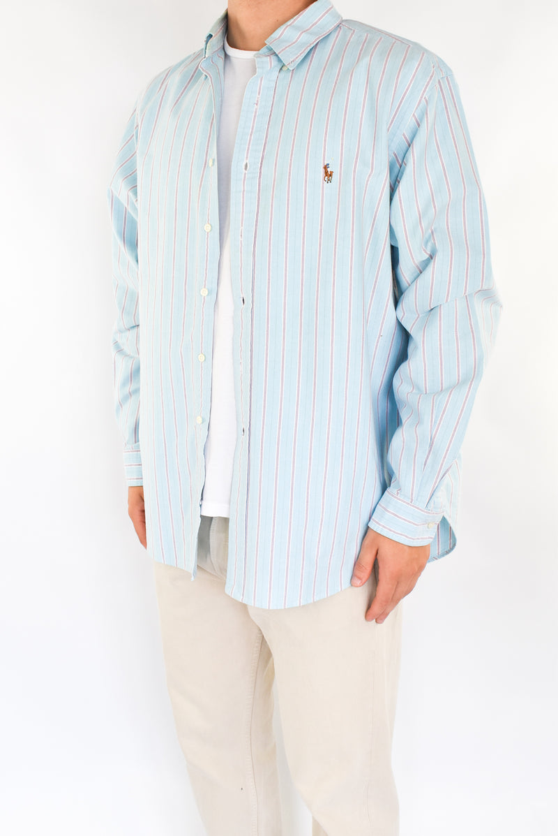 Light Blue Striped Shirt