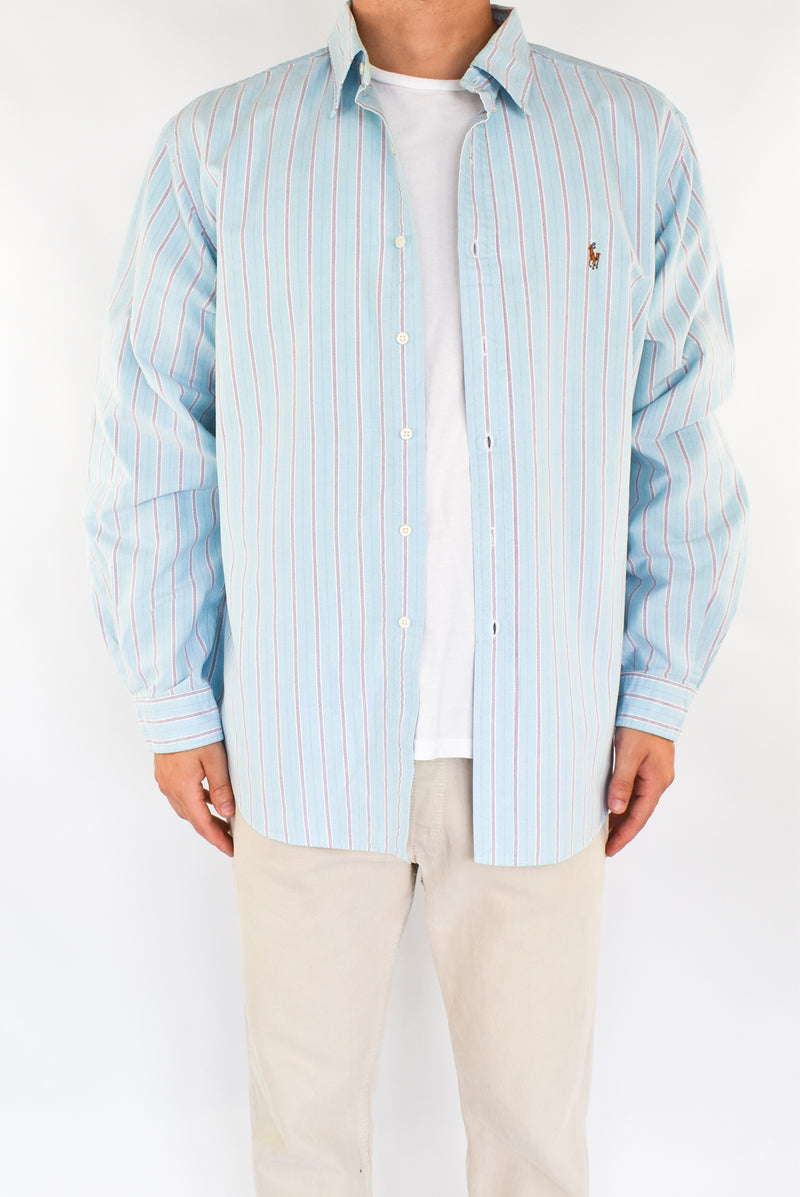 Light Blue Striped Shirt