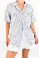 Blue Striped Shirt