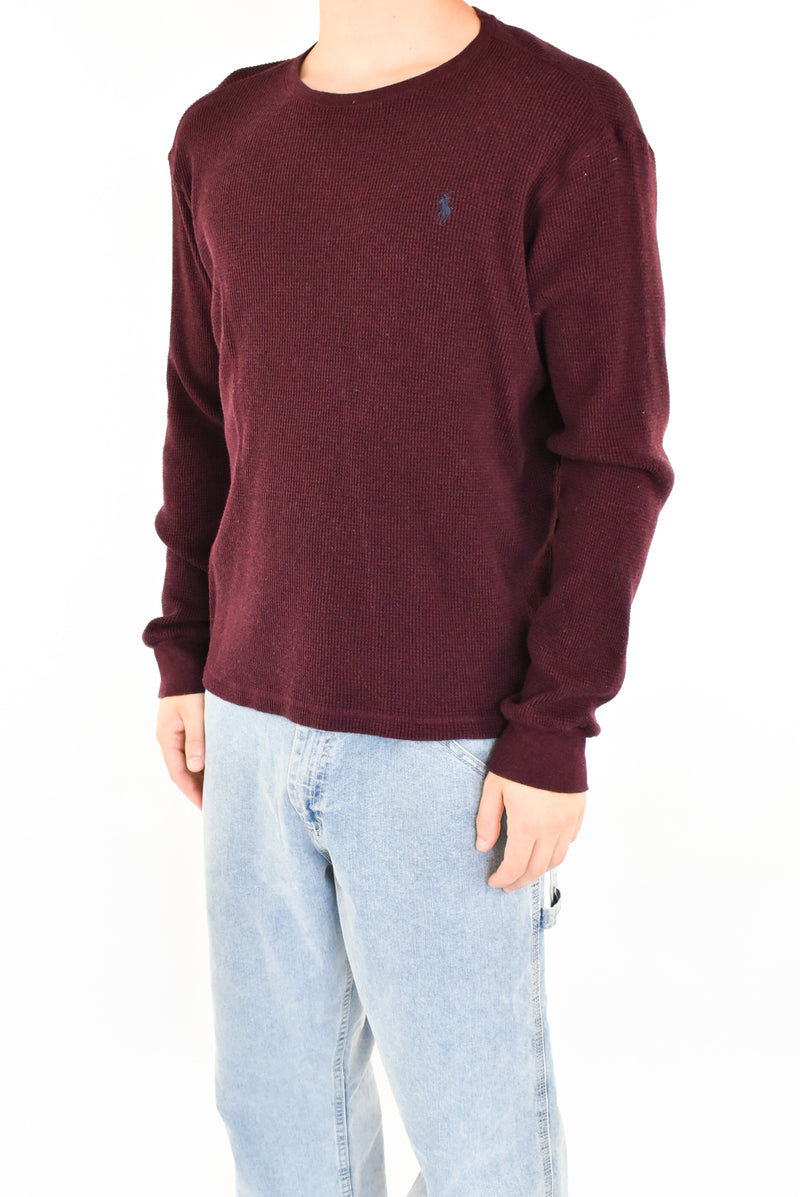 Burgundy Long Sleeve T-shirt