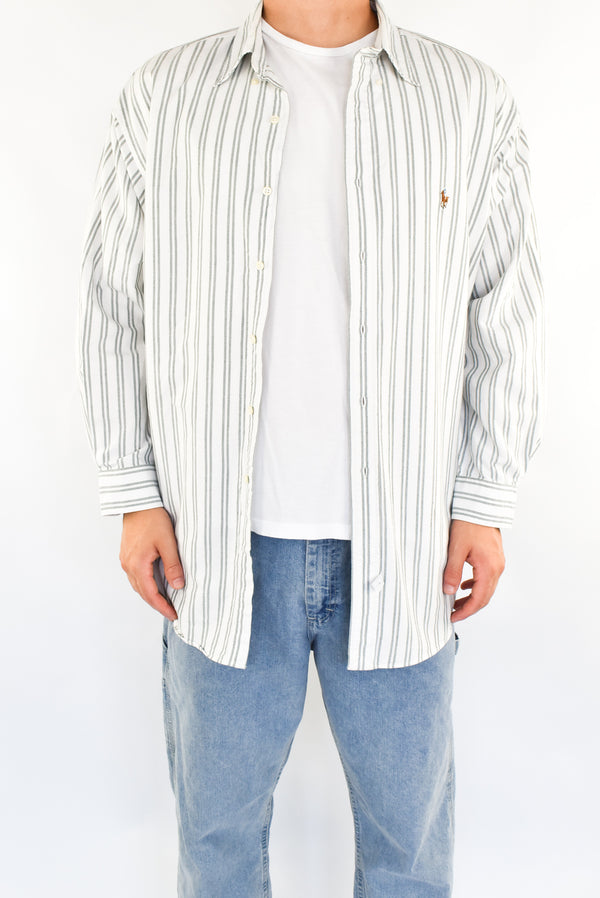 White Striped Shirt