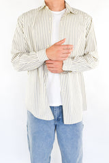 Cream Striped Shirt