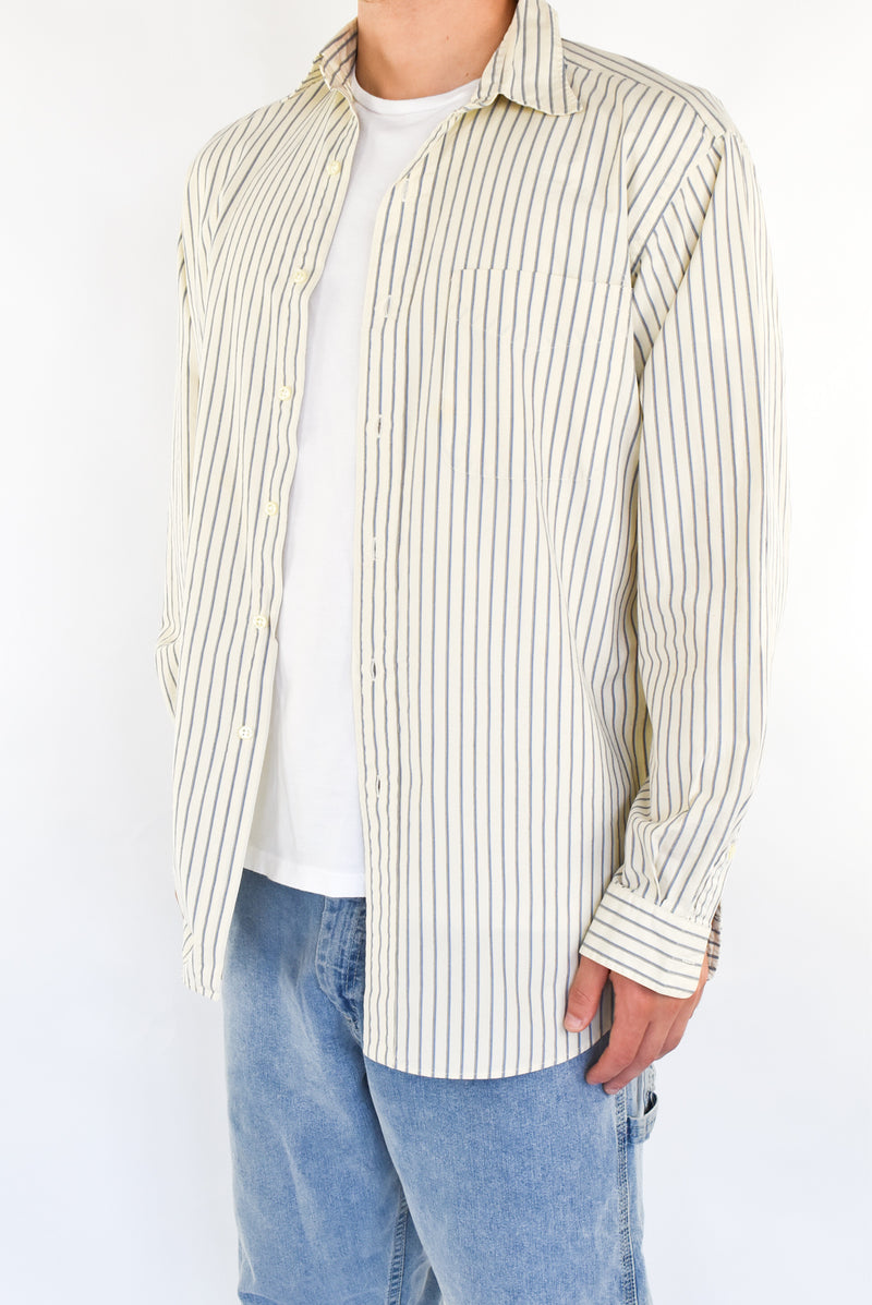 Cream Striped Shirt