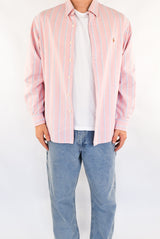 Pink Striped Shirt