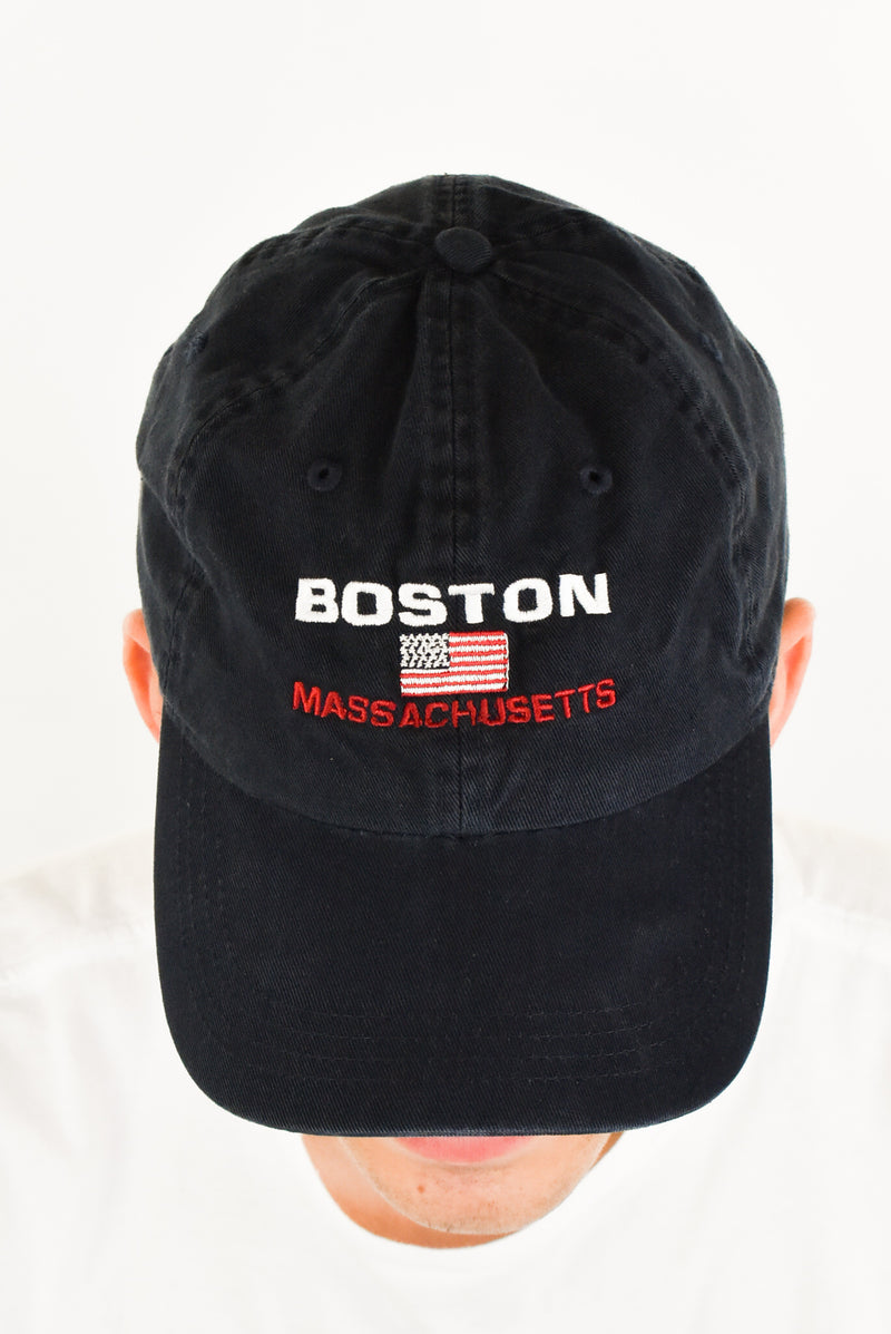 Navy Boston Cap