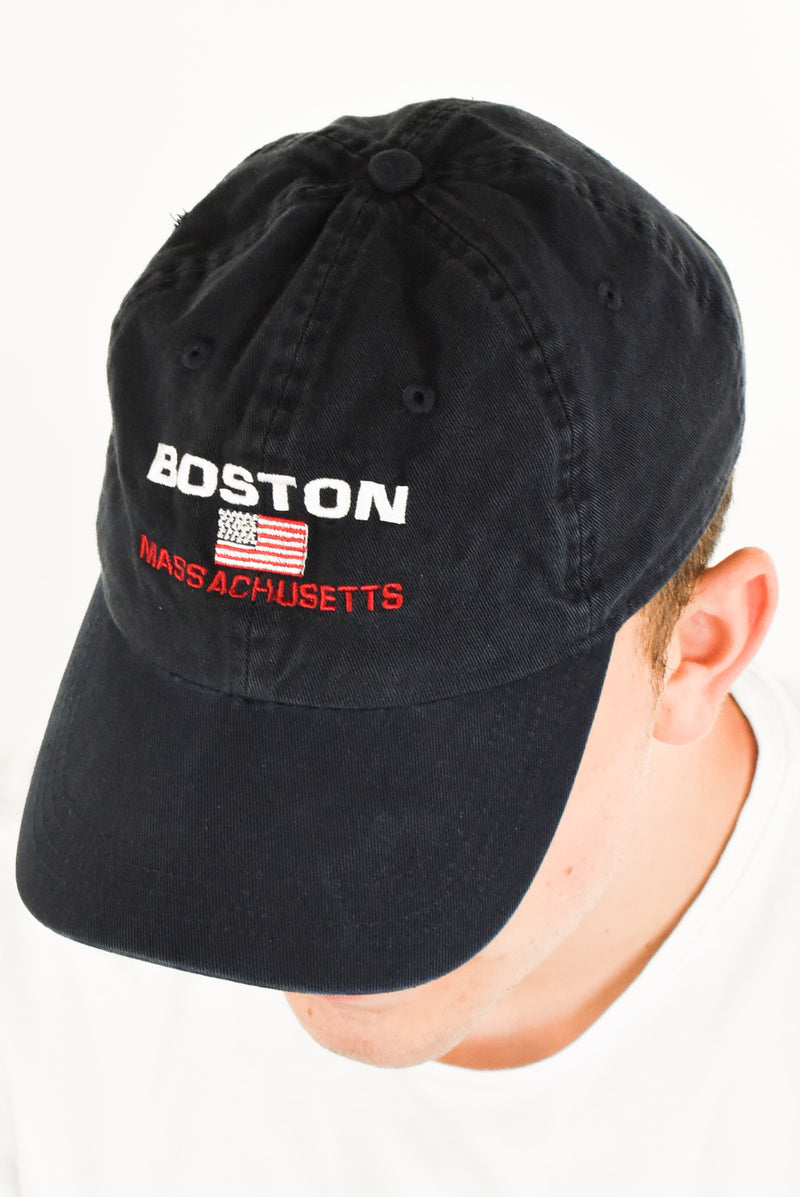 Navy Boston Cap