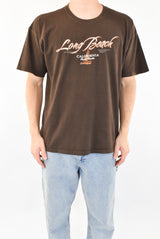 Brown Long Beach T-shirt