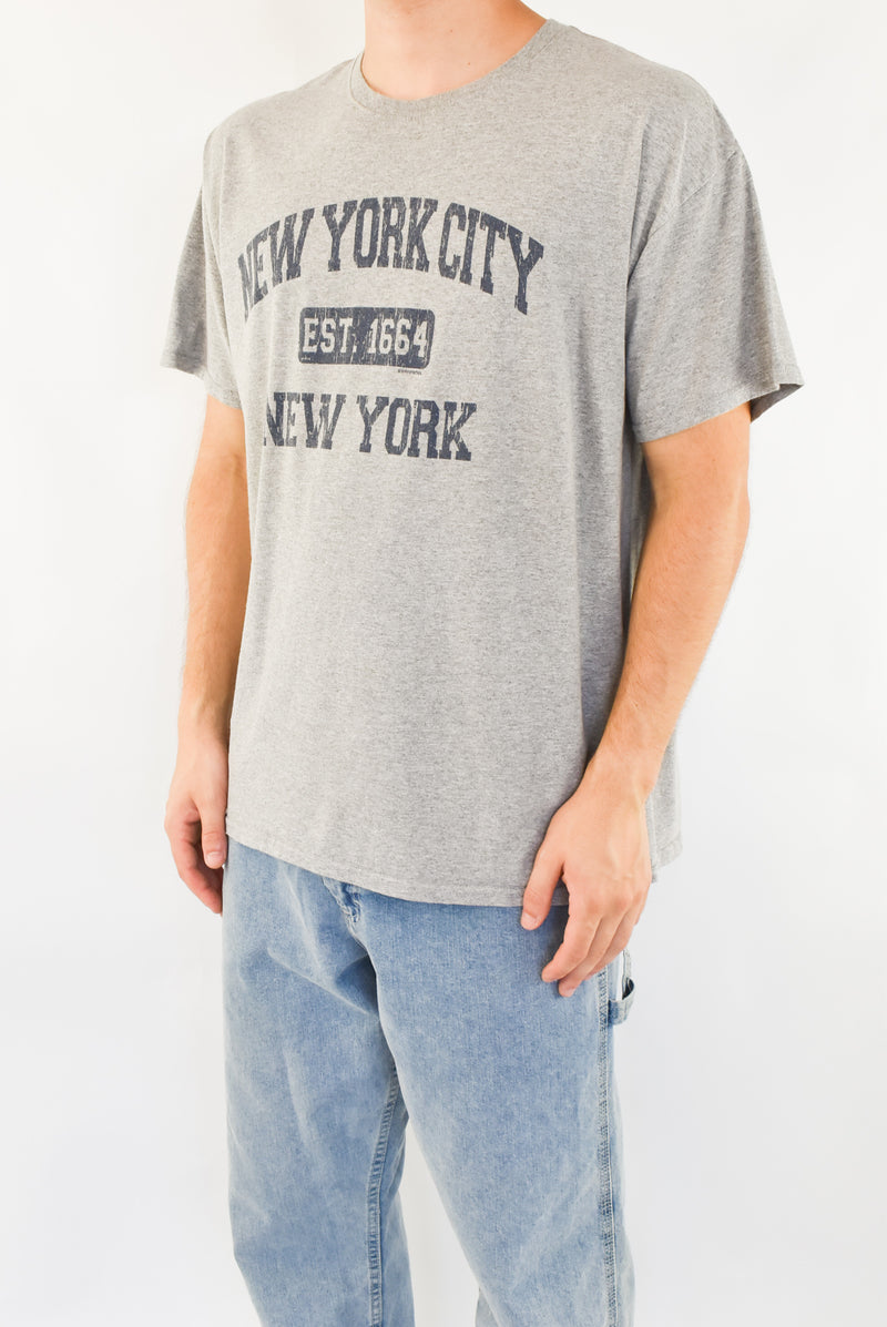 Grey New York T-shirt