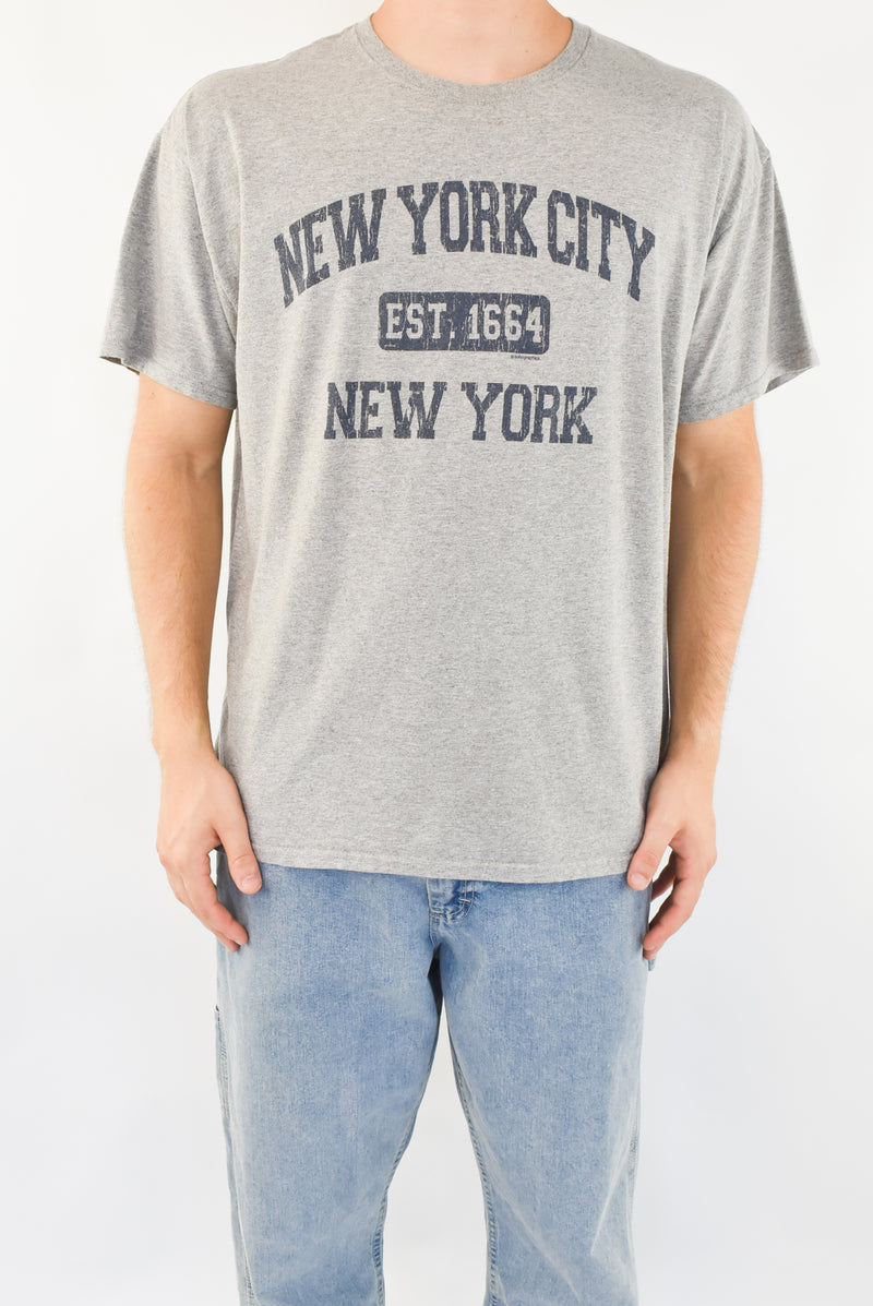 Grey New York T-shirt