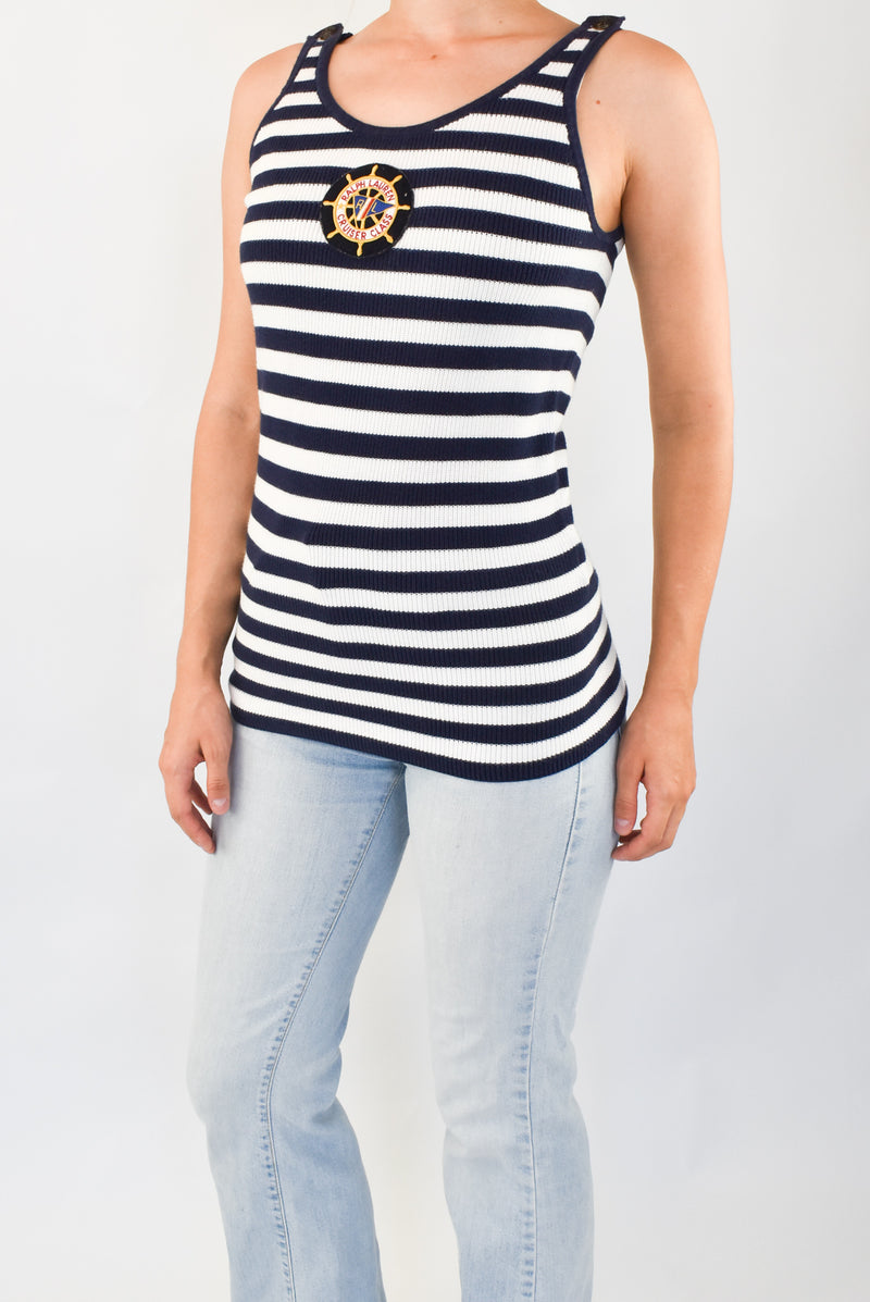 Striped Ribbed Top