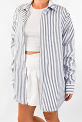 White Striped Shirt