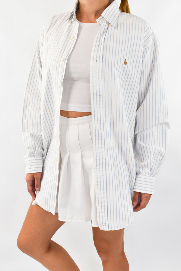 White Striped Shirt