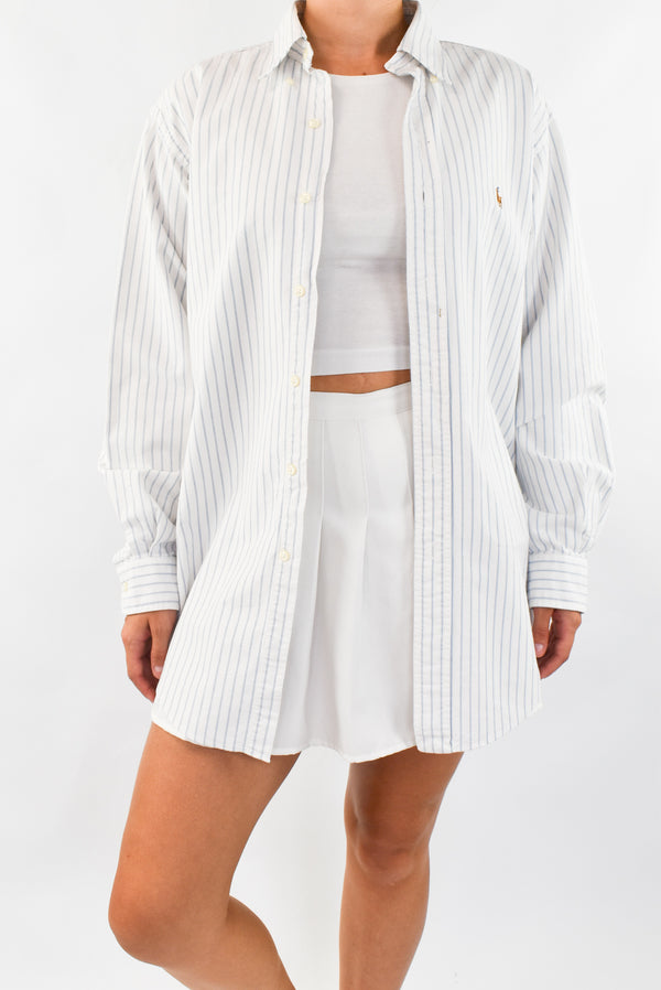 White Striped Shirt