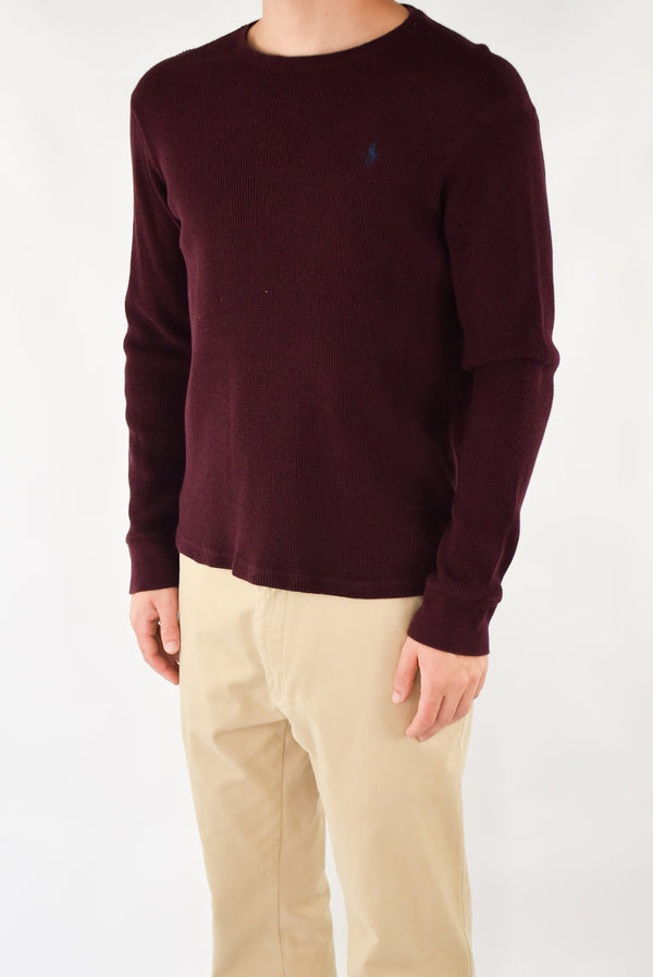 Burgundy Long Sleeve T-shirt