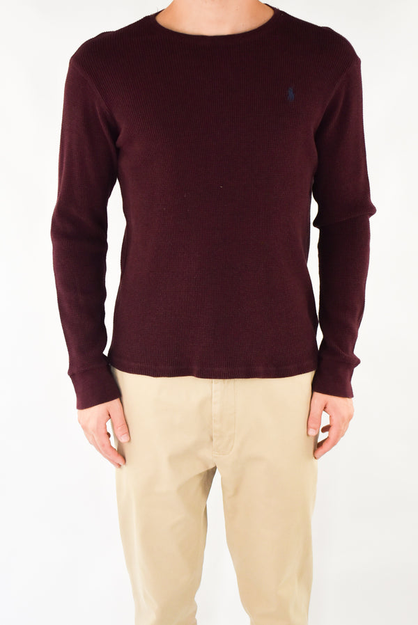 Burgundy Long Sleeve T-shirt