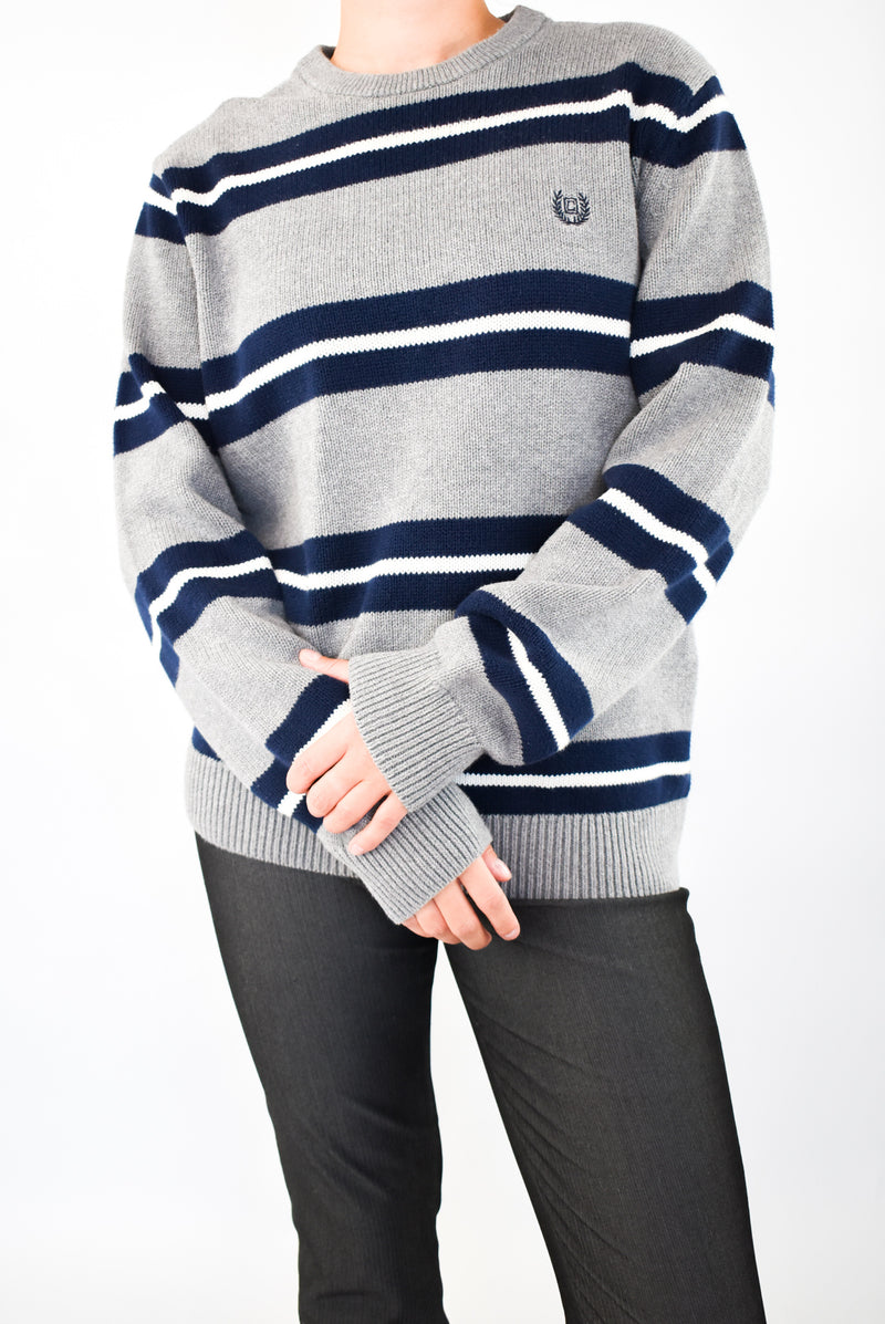 Knitted Striped Sweater