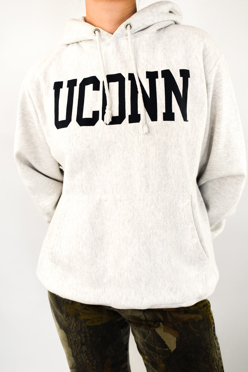 Grey UCONN Hoodie