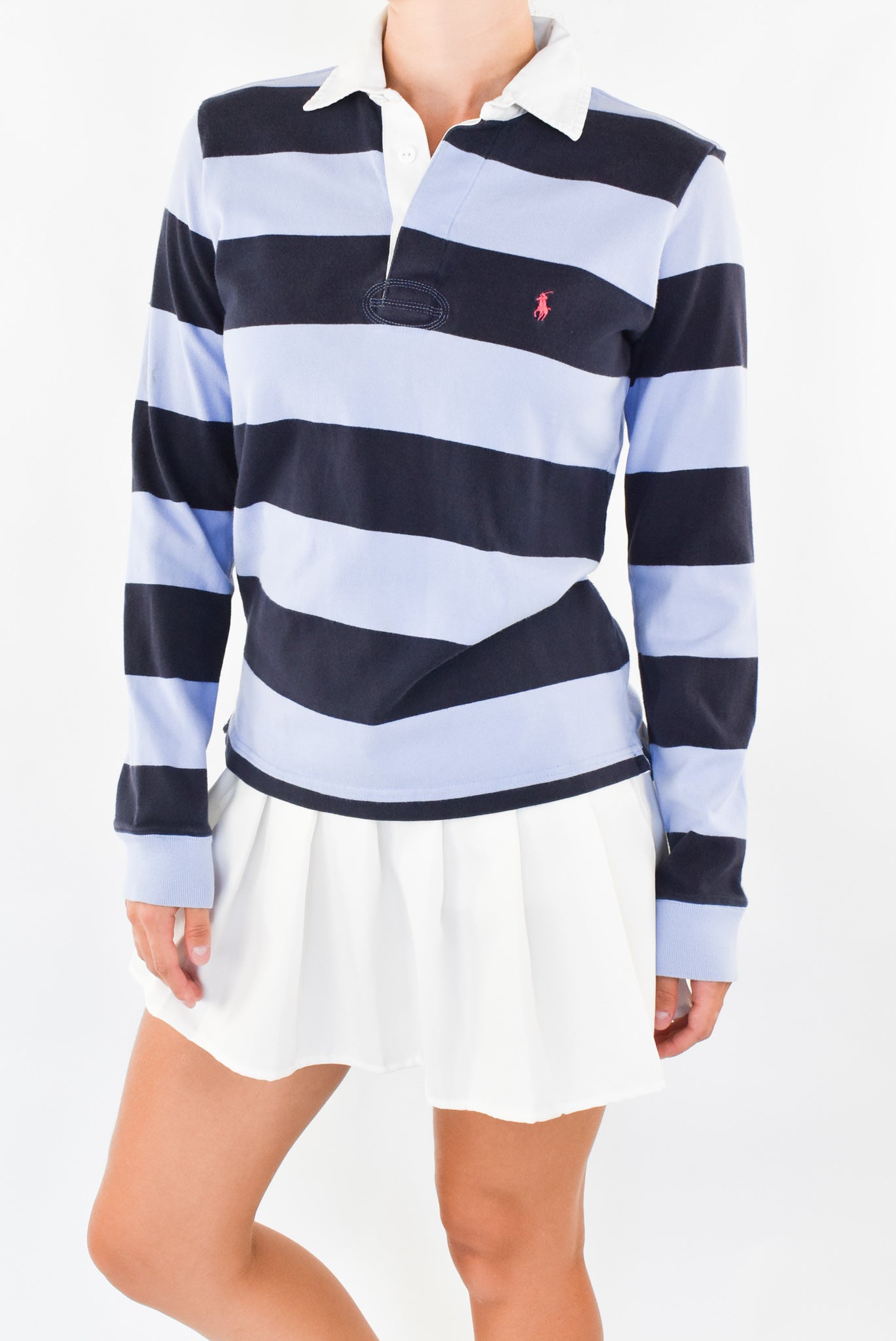 Striped Rugby Polo