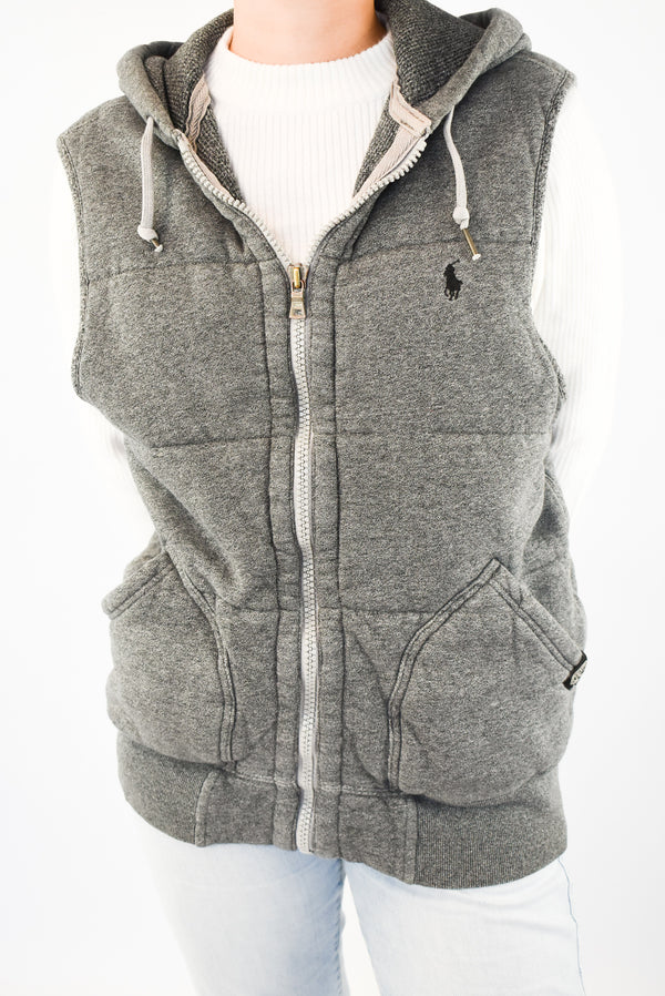 Grey Zip Vest