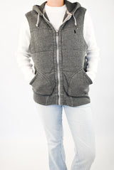 Grey Zip Vest