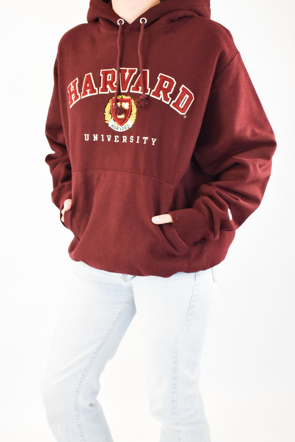 Burgundy Harvard Hoodie