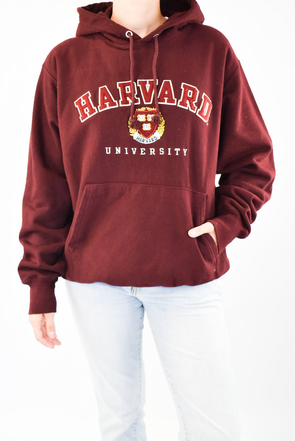 Burgundy Harvard Hoodie