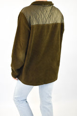 Olive Fleece Jacket