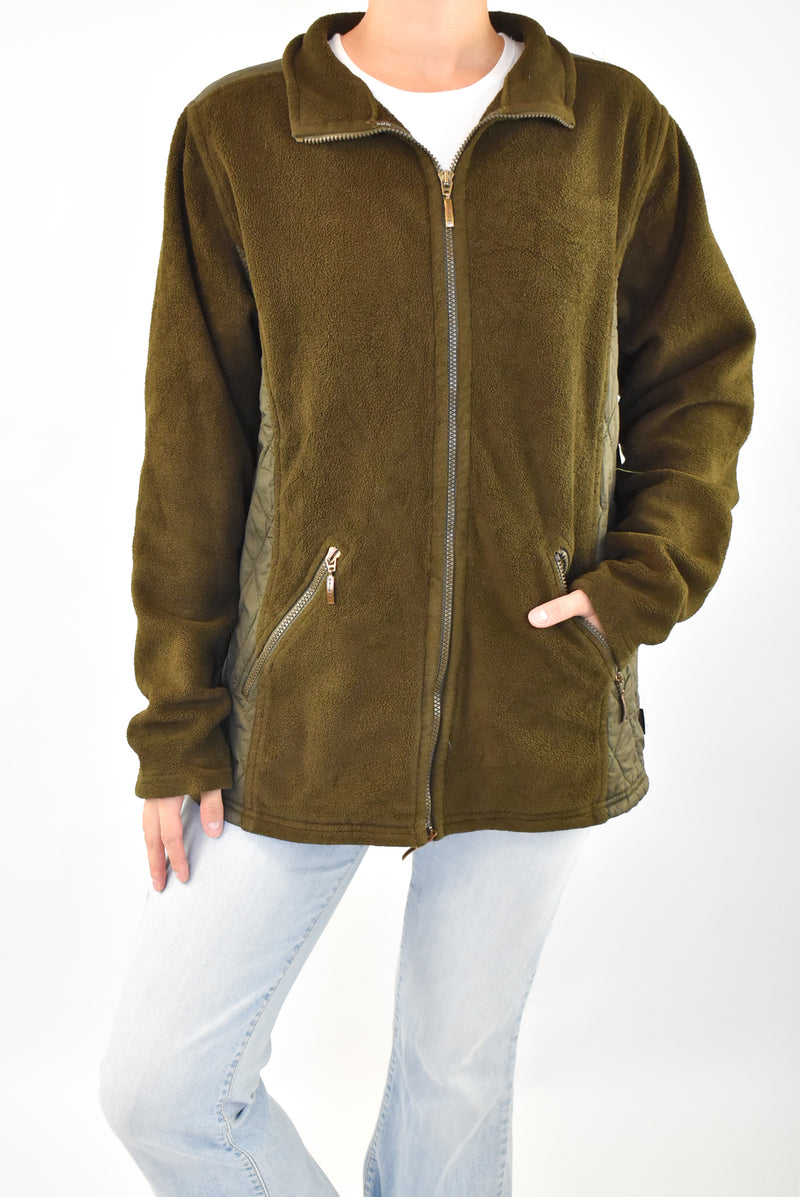 Olive Fleece Jacket