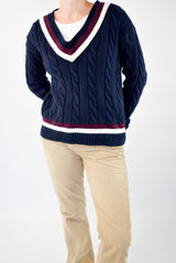 Navy Knitted Sweater