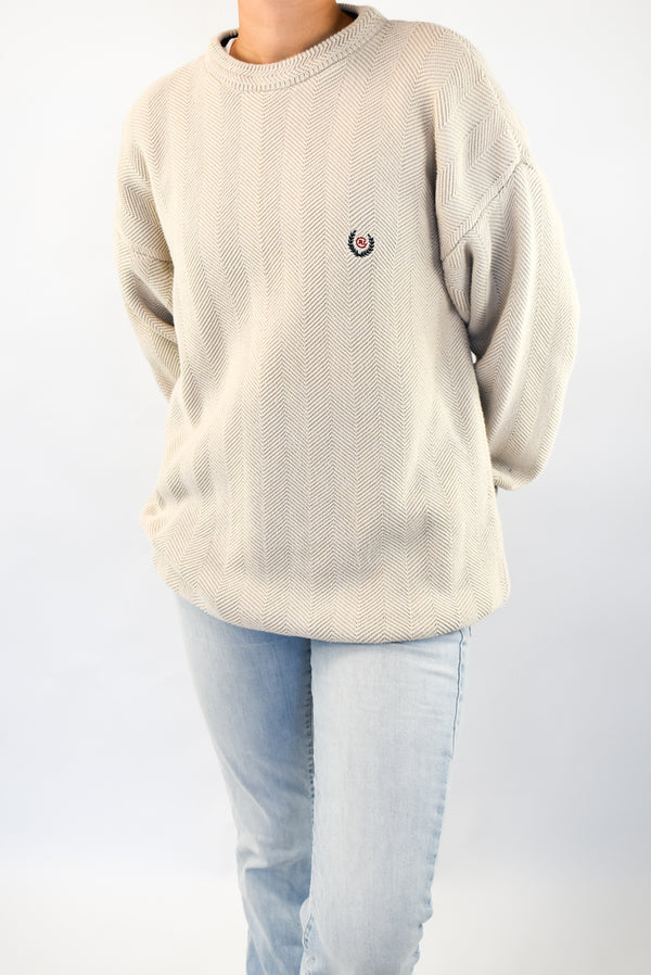 Cream Knitted Sweater