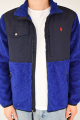 Blue Zip Fleece Jacket