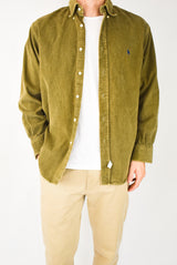 Olive Corduroy Shirt