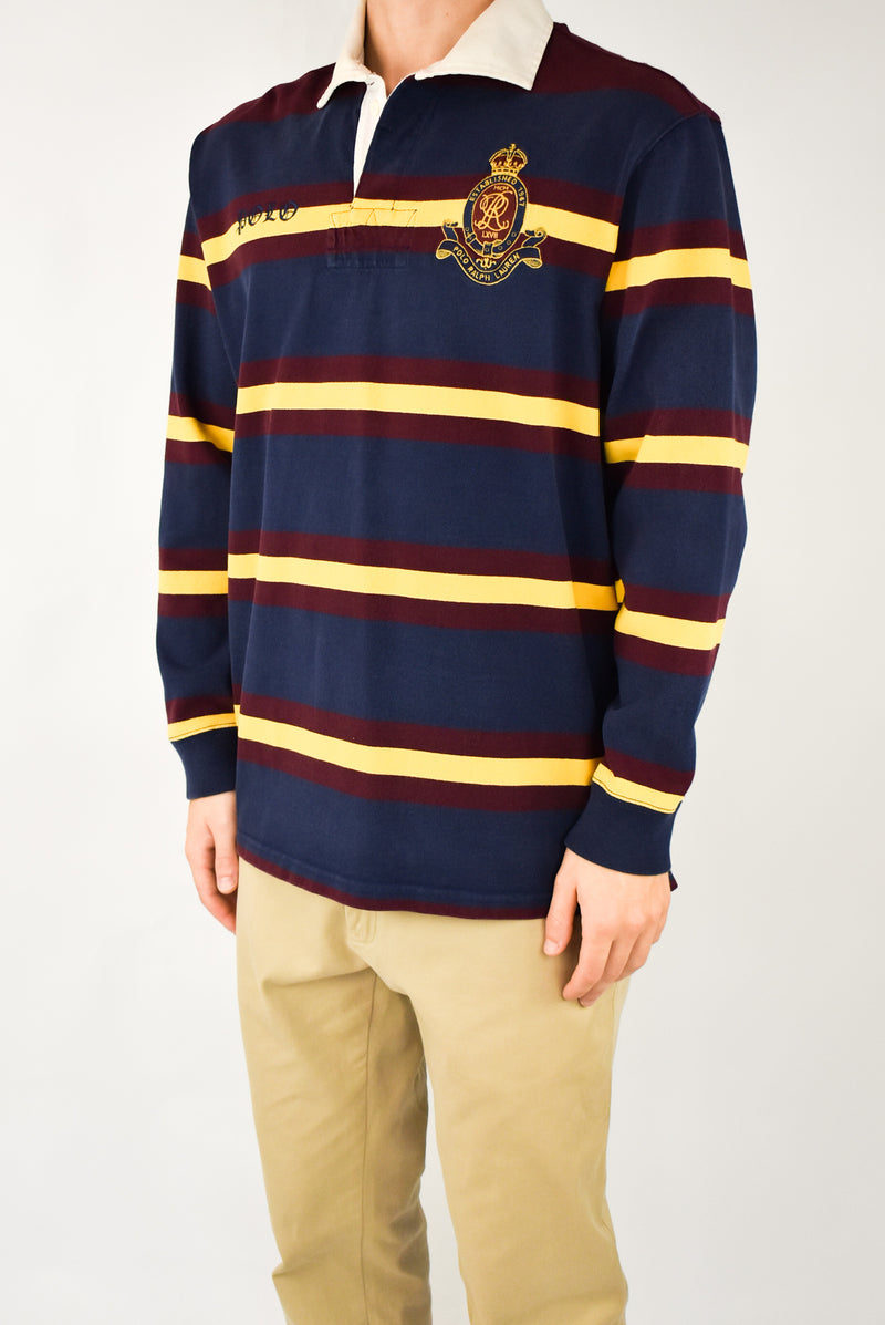 Striped Rugby Polo