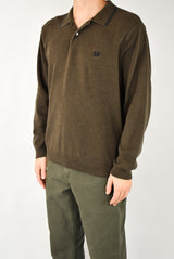 Brown Sweater Polo