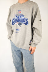 Grey Super Bowl Sweatshirt