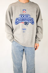 Grey Super Bowl Sweatshirt