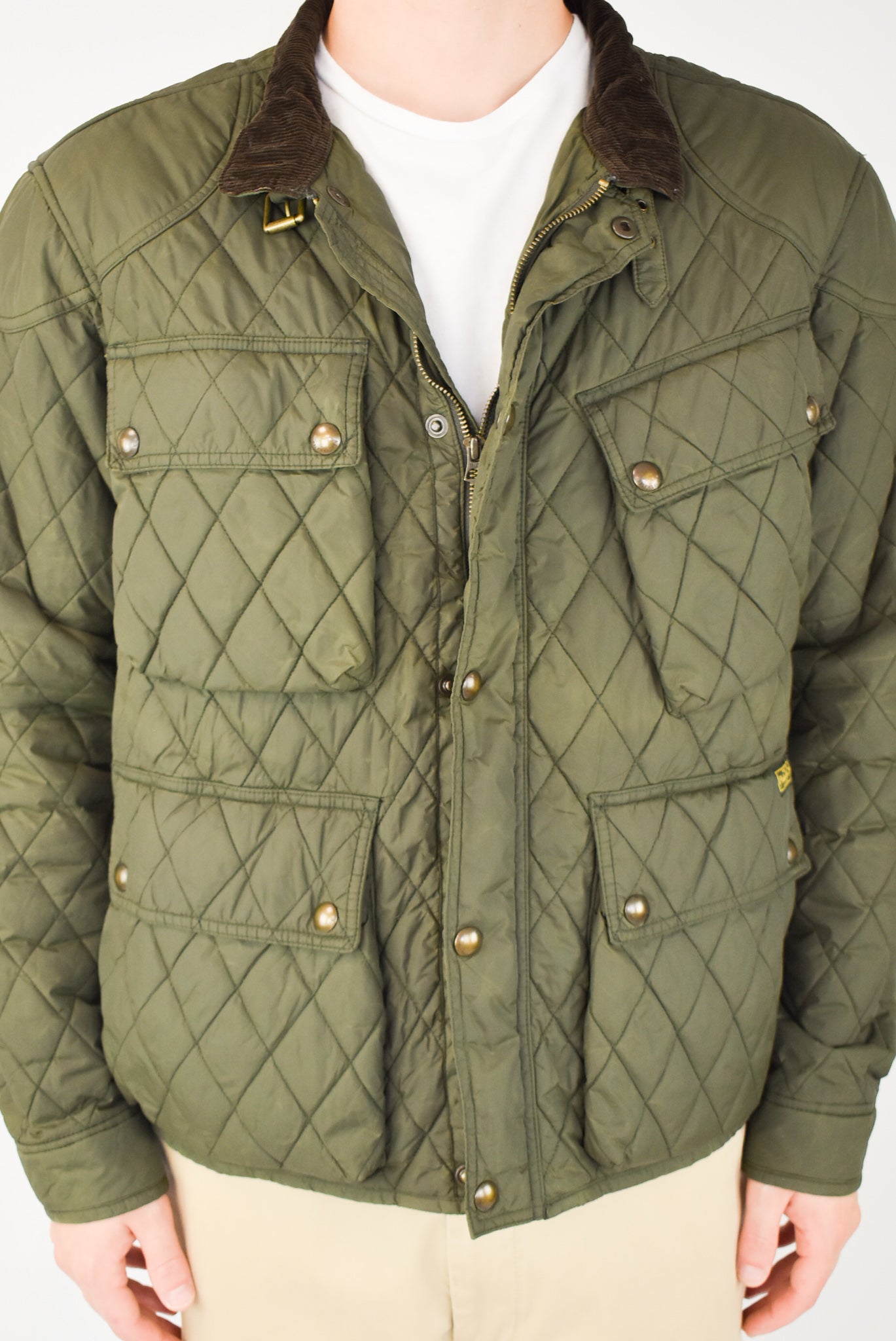 Olive Quilted Jacket