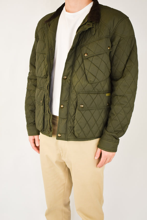 Olive Quilted Jacket