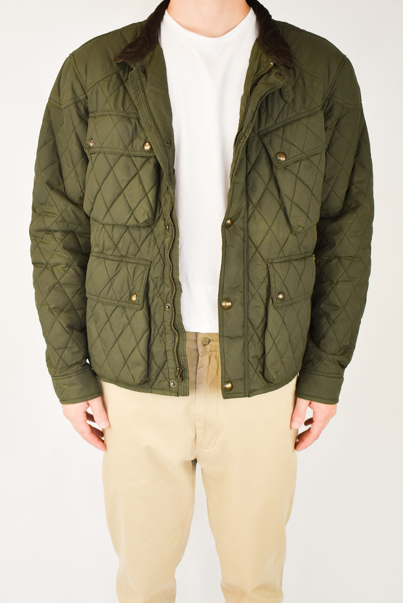 Olive Quilted Jacket