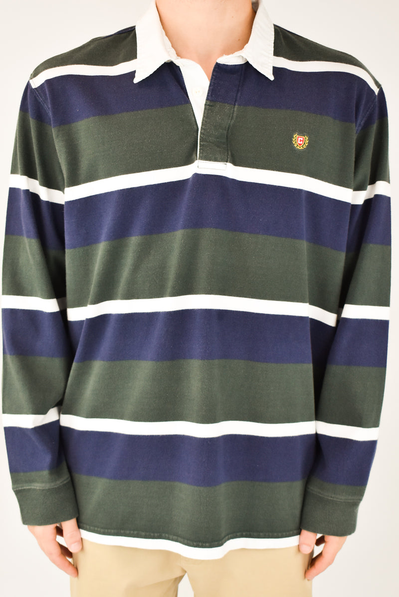 Striped Rugby Polo